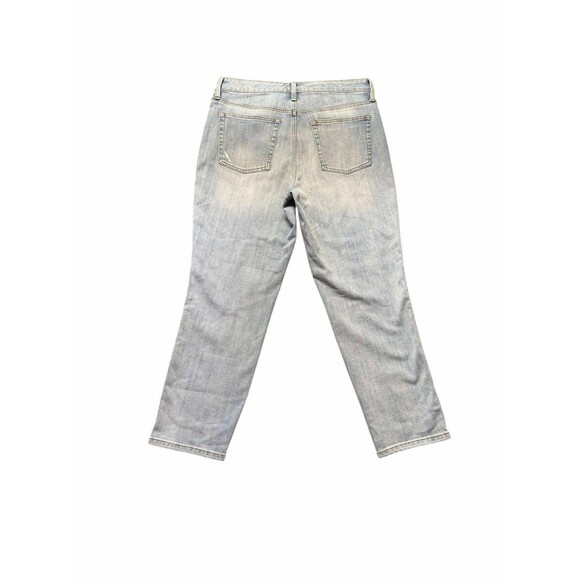 Talbots Modern Ankle Jean Side Stripe Women’s 10 Blue Stretch Denim Pants - Picture 2 of 8